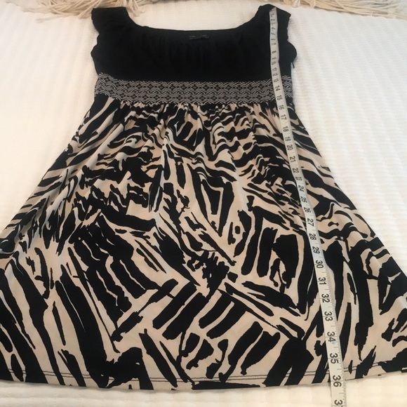 Max and Cleo Black Print Dress Size 4 - Picture 11 of 12
